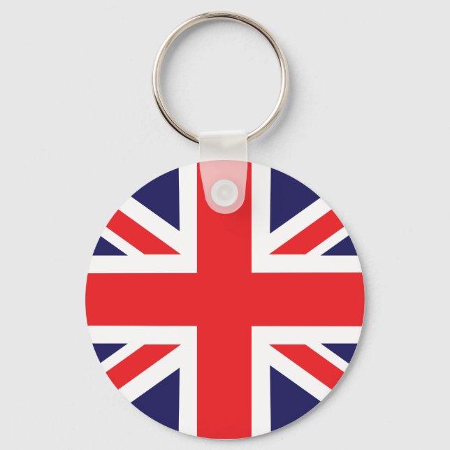 Llavero Una bandera de Union Jack. (Anverso)