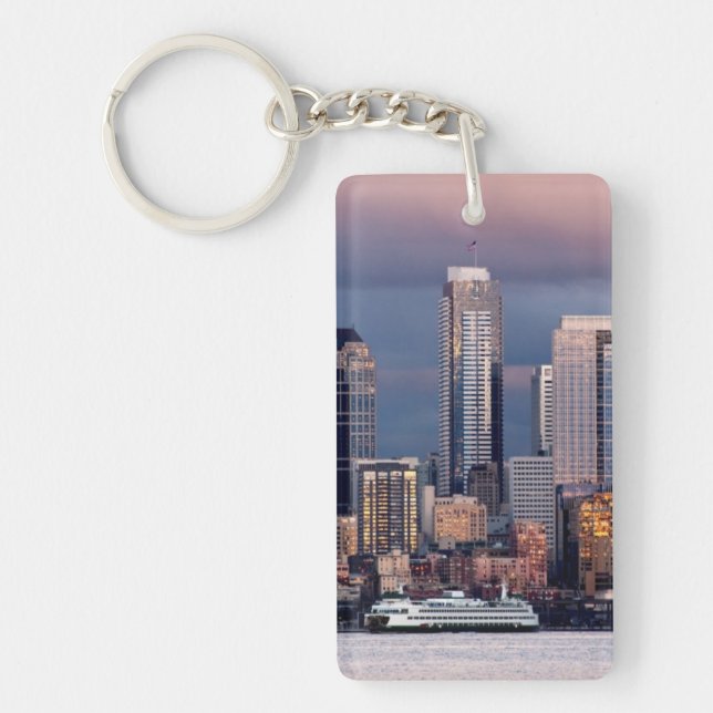 Llavero Una bella y dramática puesta de sol vista desde Oc (Frente)