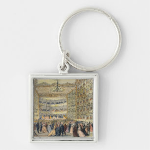 Llavero Una bola enmascarada en el teatro de Fenice,