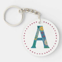 Una cadena de claves monogramo - edición auricular