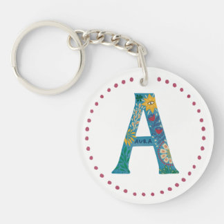 Llavero Una cadena de claves monogramo - edición auricular