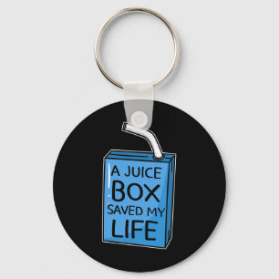 Llavero Una caja de jugo salvó mi vida Diabetes Conciencia
