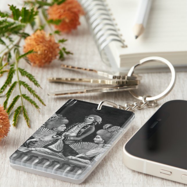 Llavero Una caja lateral (Frente Derecha)