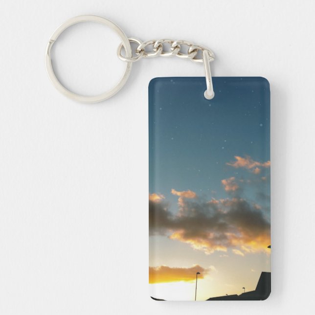 Llavero Una calle coronada de estrellas (Frente)