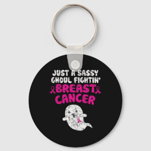 Llavero Una chica triste que lucha contra el cáncer de mam