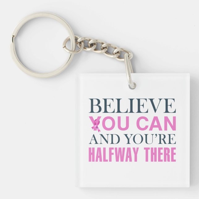 Llavero Una cita inspiradora para la toma de conciencia so (Frente)