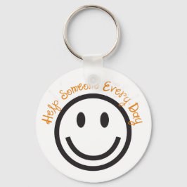 Llavero Una clave de regalo positiva ayuda a alguien todos