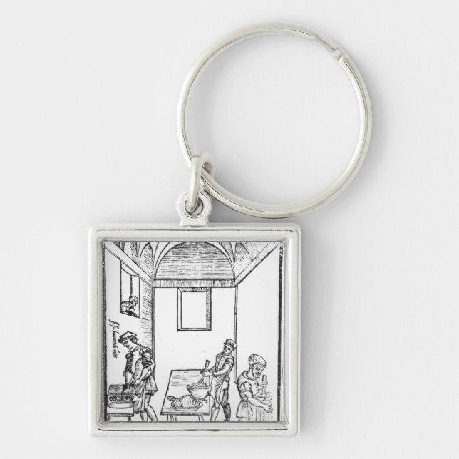 Llavero Una cocina medieval (Frente)
