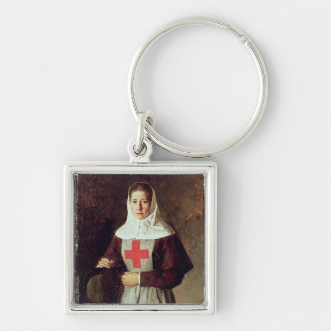 Llavero Una enfermera, 1886 (Frente)