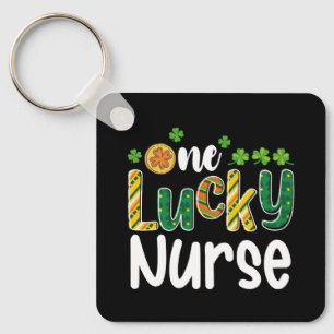 Llavero Una enfermera afortunada el día de San Patricio