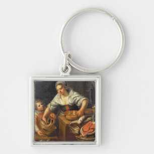 Llavero Una escena de la cocina