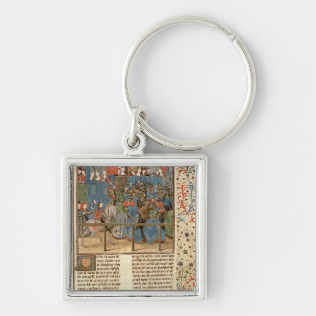 Llavero Una escena del torneo (Frente)