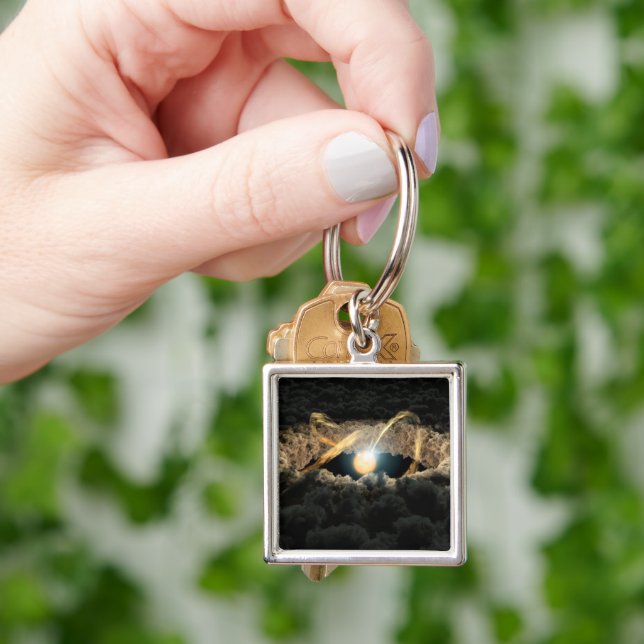 Llavero Una Estrella Rodeada De Un Disco Protoplanetario (Mano)