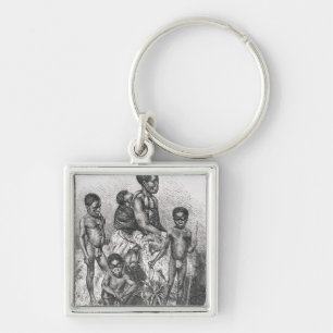 Llavero Una familia del Zulú de la historia de la