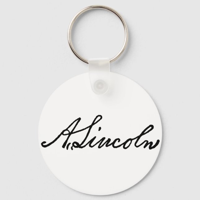 Llavero Una firma de Lincoln (Anverso)