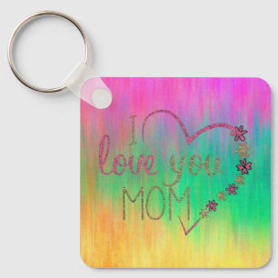 Llavero Una hermosa gama de colores que amo a mi mamá