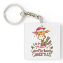 Una jirafa de navidades juguetones