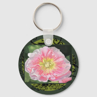 Llavero Una Malva Rosa Suave y Crema_0165