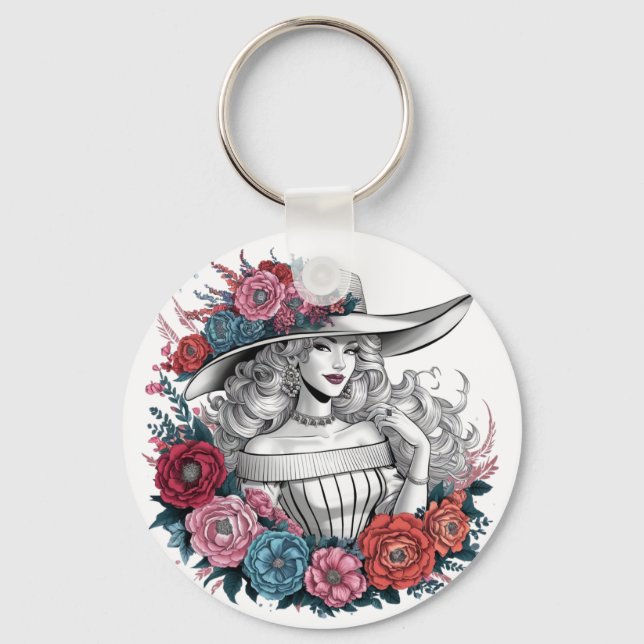 Llavero Una mujer hermosa (Anverso)