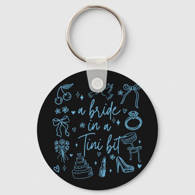 Llavero Una Novia En Una Pequeña Fiesta de Despedida de So (Anverso)