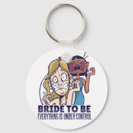 Llavero Una Novia Graciosa Para Que Todo Esté Bajo Control