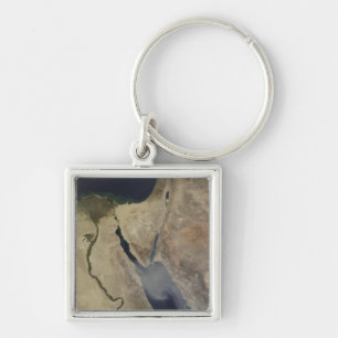 Llavero Una nube del polvo del moreno de la Arabia Saudita