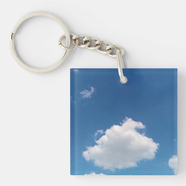 Llavero Una nube simple (Frente)