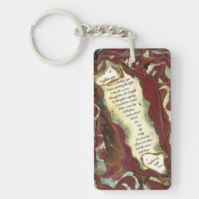 Llavero Una pesadilla (Frente)