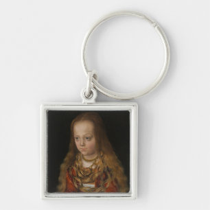 Llavero Una princesa de Sajonia, c.1517 (aceite en el