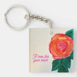 Llavero Una Rosa Para Tu Corazón