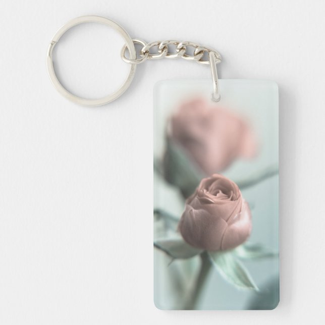 Llavero Una rosa rosada para tu novia... (Frente)
