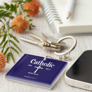 Llavero Una Santa Iglesia Católica Apostólica Fe