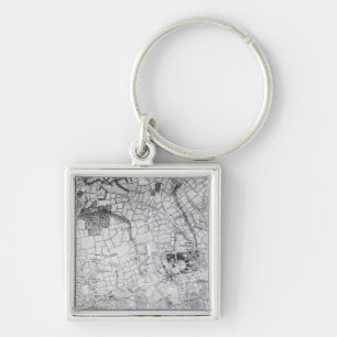 Llavero Una sección de una hoja de la encuesta