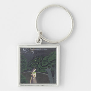 Llavero Una señora en su manera a una cita, Guler, c.1760