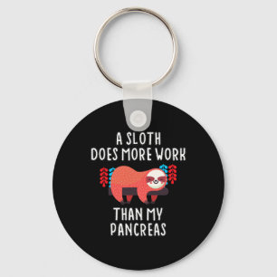 Llavero Una Sloth Hace Más Trabajo Que Mi Páncreas - Diabe