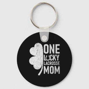 Llavero Una Suertuda Lacrosse Mom Funny Mating St Patricks