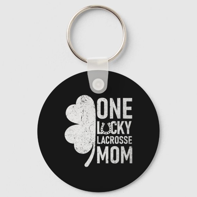 Llavero Una Suertuda Lacrosse Mom Funny Mating St Patricks (Anverso)