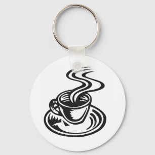 Llavero Una taza de café es la llave