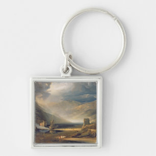 Llavero Una tormenta que pasa apagado en la costa de