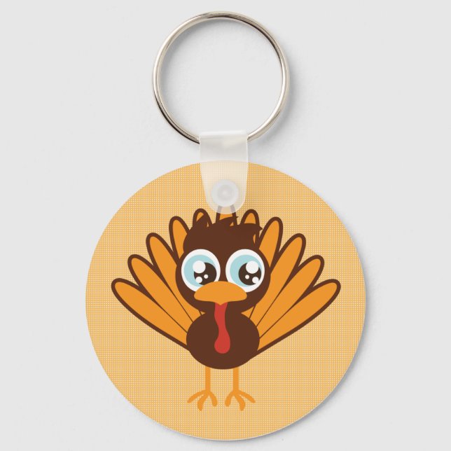 Llavero Una Turquía linda (Anverso)