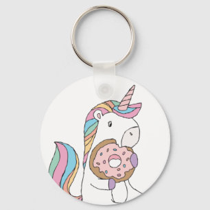 Llavero Una Unicornio colorida y divertida obra de arte