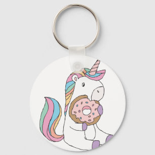 Llavero Una Unicornio colorida y divertida obra de arte