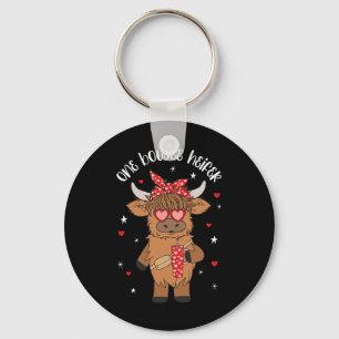 Llavero Una vaca Boujee Heifer Tumbler Feliz día de San Va