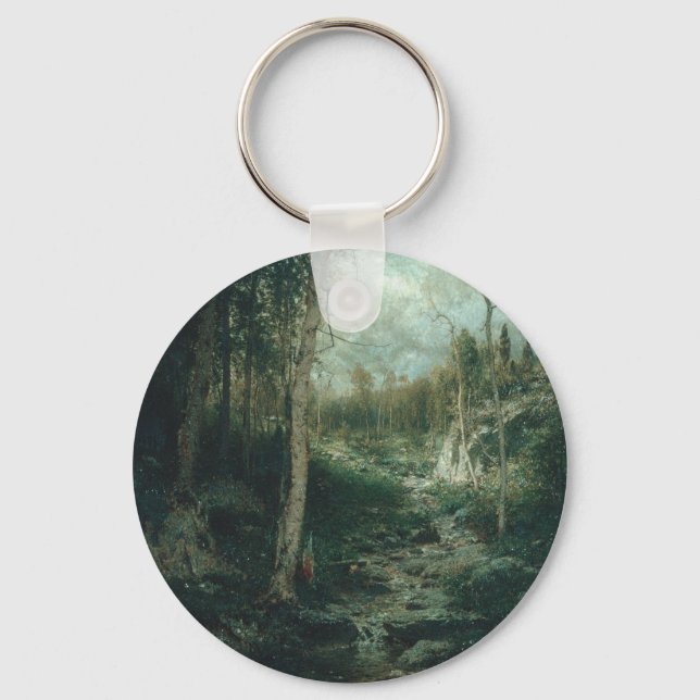 Llavero Una vieja pintura de limpieza (1881) - Keychain (Anverso)