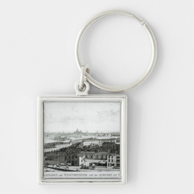 Llavero Una vista de las ciudades de Londres y de (Frente)