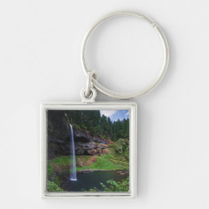 Llavero Una vista de South Falls en Silver Falls State Par
