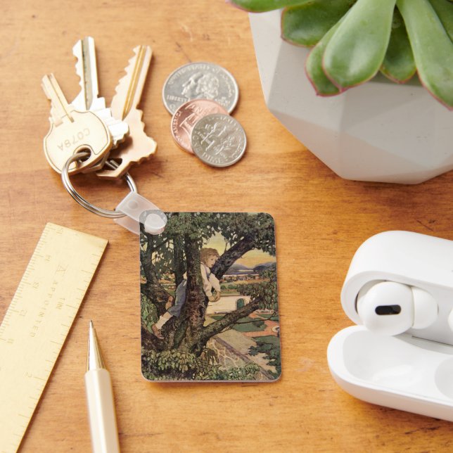 Llavero Una vista desde los árboles de Jessie Willcox Smit (Escritorio )