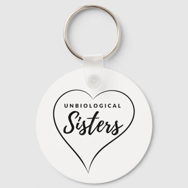Llavero Unbiological Sisters Best Friend Girls Soronity (Anverso)