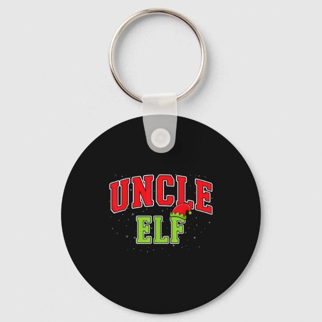 Llavero Uncle Elf Christmas Family Matching Group Xmas Unc (Anverso)