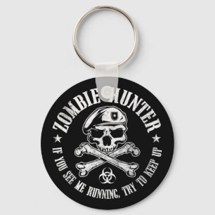 Llavero undead del cazador del zombi que viven